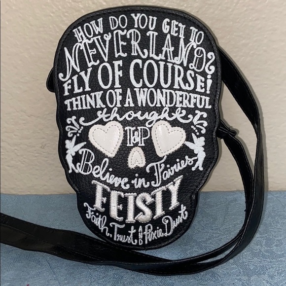 Loungefly Handbags - LOUNGEFLY Disney Tinkerbel -skull purse or bag
